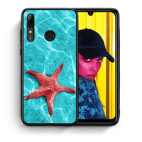 Thumbnail for Θήκη Huawei P Smart 2019 Red Starfish από τη Smartfits με σχέδιο στο πίσω μέρος και μαύρο περίβλημα | Huawei P Smart 2019 Red Starfish case with colorful back and black bezels