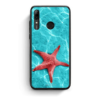 Thumbnail for Huawei P Smart 2019 Red Starfish Θήκη από τη Smartfits με σχέδιο στο πίσω μέρος και μαύρο περίβλημα | Smartphone case with colorful back and black bezels by Smartfits