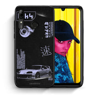Thumbnail for Θήκη Αγίου Βαλεντίνου Huawei P Smart 2019 Tokyo Drift από τη Smartfits με σχέδιο στο πίσω μέρος και μαύρο περίβλημα | Huawei P Smart 2019 Tokyo Drift case with colorful back and black bezels