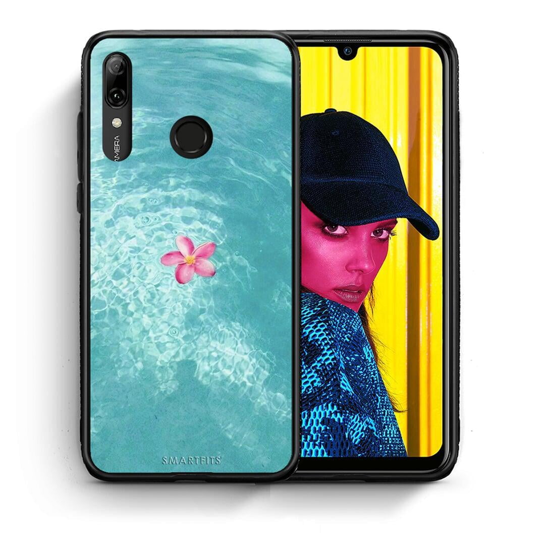 Θήκη Huawei P Smart 2019 Water Flower από τη Smartfits με σχέδιο στο πίσω μέρος και μαύρο περίβλημα | Huawei P Smart 2019 Water Flower case with colorful back and black bezels