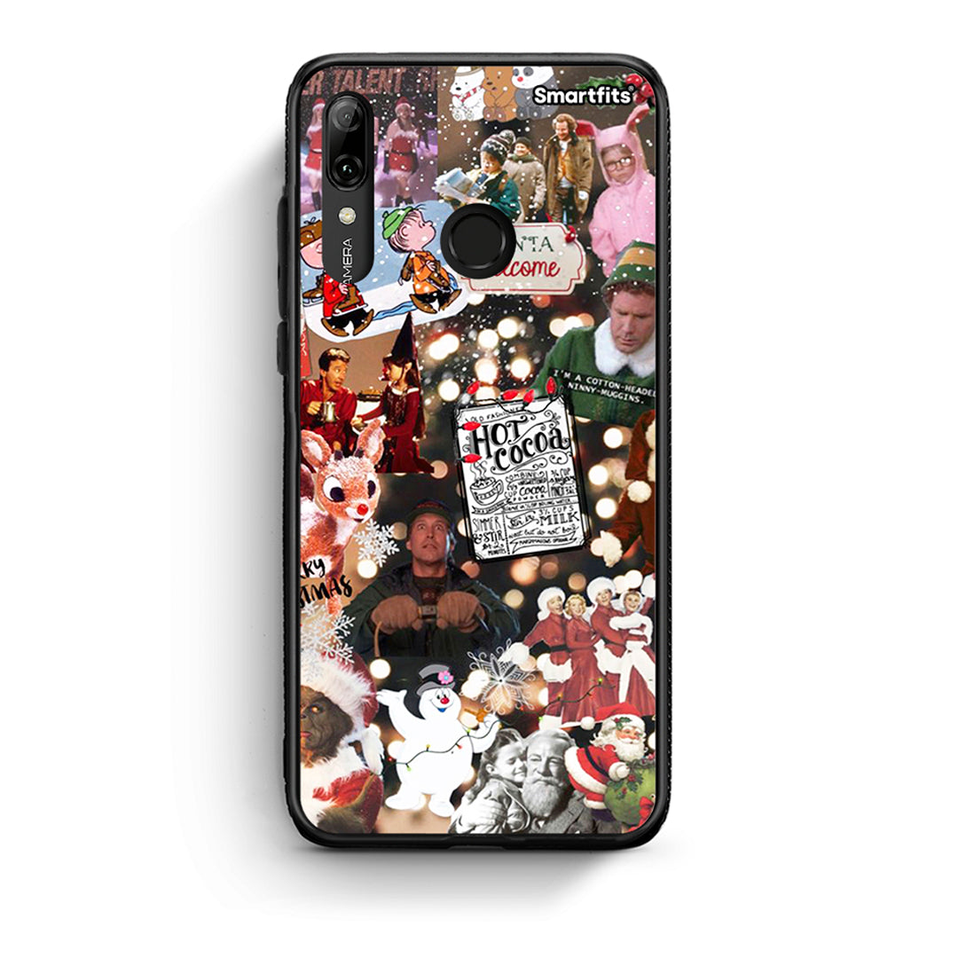 Huawei P Smart 2019 Xmas Movies θήκη από τη Smartfits με σχέδιο στο πίσω μέρος και μαύρο περίβλημα | Smartphone case with colorful back and black bezels by Smartfits