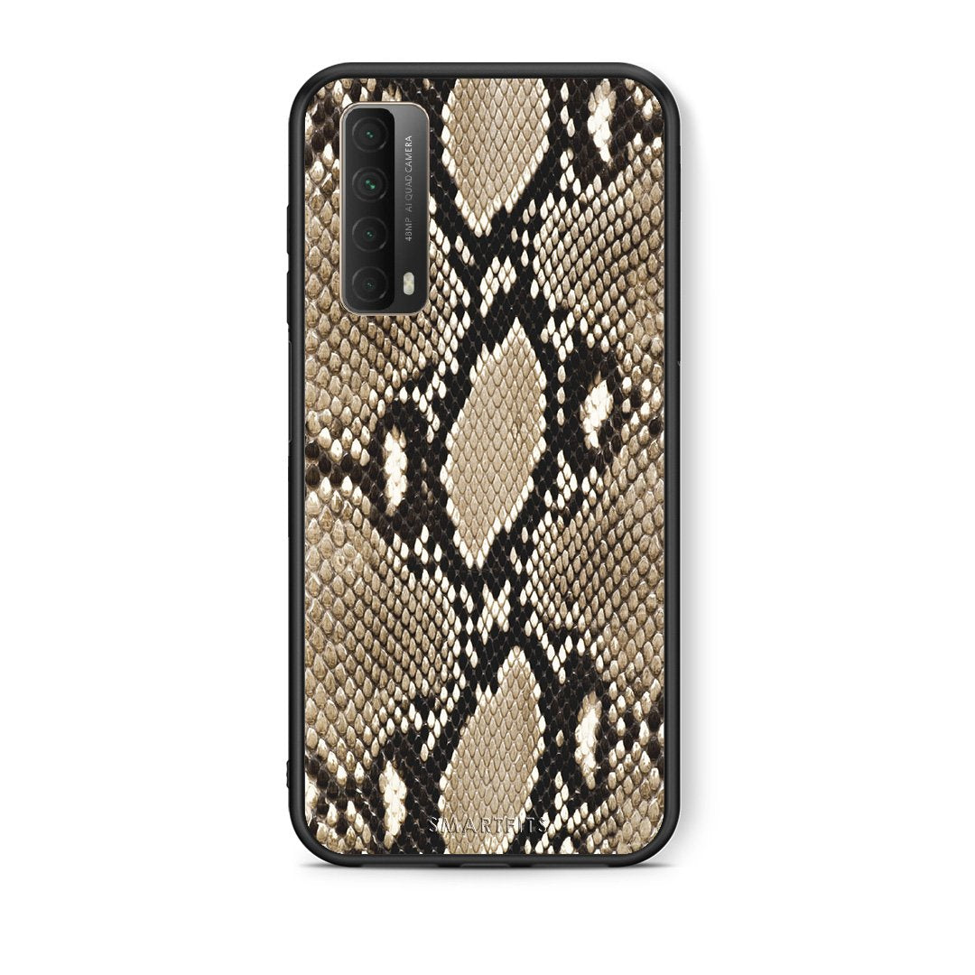 Θήκη Huawei P Smart 2021 Fashion Snake Animal από τη Smartfits με σχέδιο στο πίσω μέρος και μαύρο περίβλημα | Huawei P Smart 2021 Fashion Snake Animal case with colorful back and black bezels