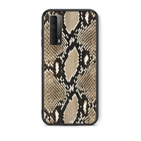 Thumbnail for Θήκη Huawei P Smart 2021 Fashion Snake Animal από τη Smartfits με σχέδιο στο πίσω μέρος και μαύρο περίβλημα | Huawei P Smart 2021 Fashion Snake Animal case with colorful back and black bezels