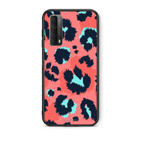 Thumbnail for Θήκη Huawei P Smart 2021 Pink Leopard Animal από τη Smartfits με σχέδιο στο πίσω μέρος και μαύρο περίβλημα | Huawei P Smart 2021 Pink Leopard Animal case with colorful back and black bezels