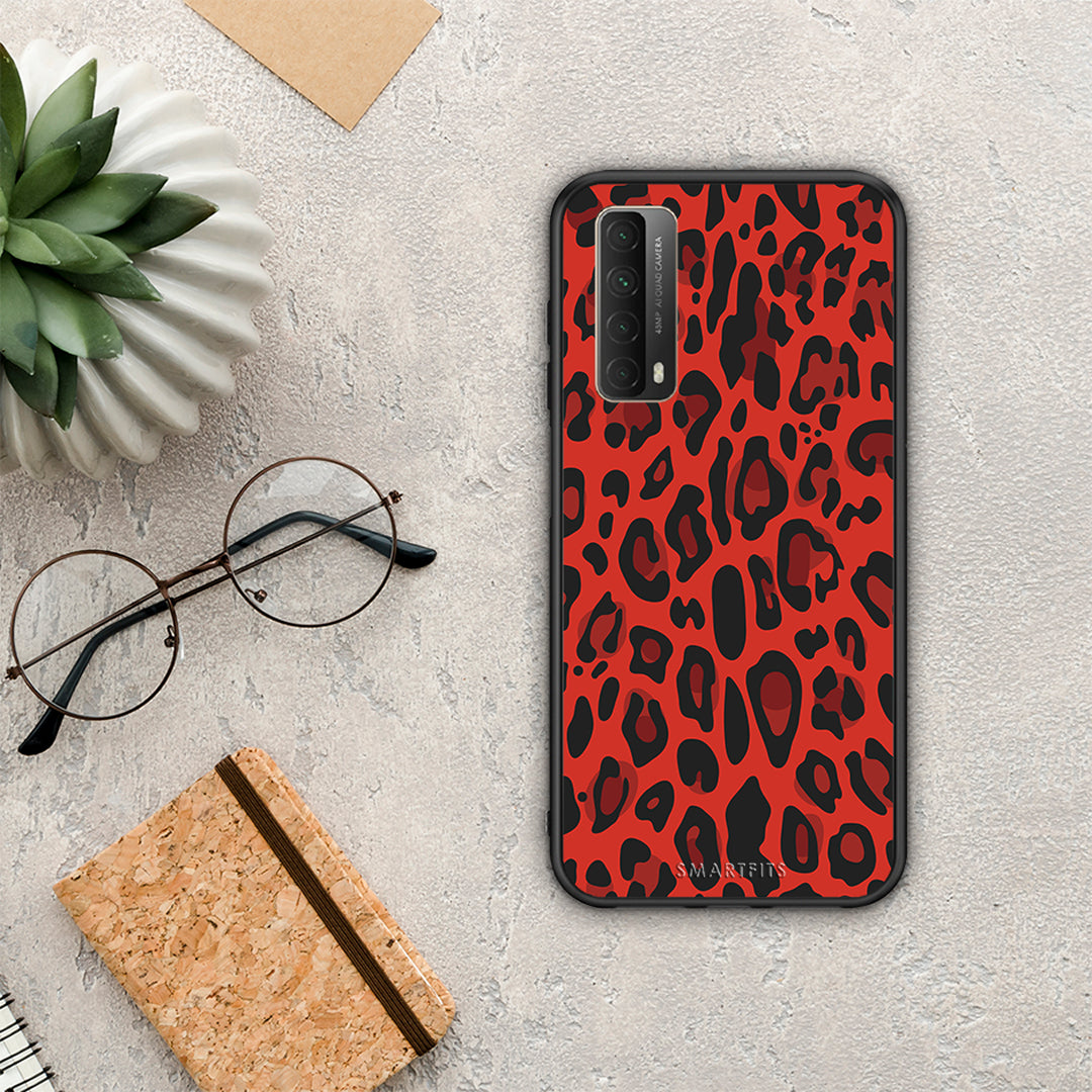 Animal Red Leopard - Huawei P Smart 2021 θήκη