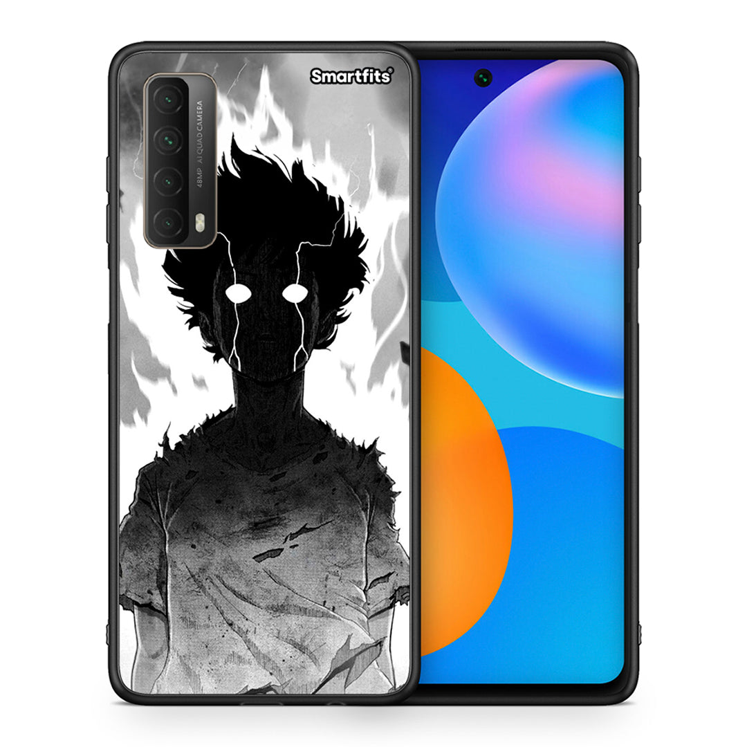 Θήκη Huawei P Smart 2021 Anime Boy από τη Smartfits με σχέδιο στο πίσω μέρος και μαύρο περίβλημα | Huawei P Smart 2021 Anime Boy case with colorful back and black bezels