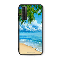 Thumbnail for Θήκη Huawei P Smart 2021 Beautiful Beach από τη Smartfits με σχέδιο στο πίσω μέρος και μαύρο περίβλημα | Huawei P Smart 2021 Beautiful Beach case with colorful back and black bezels