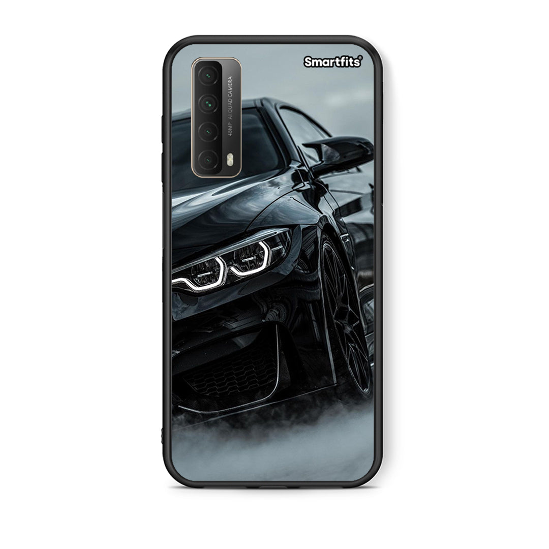 Θήκη Huawei P Smart 2021 Black BMW από τη Smartfits με σχέδιο στο πίσω μέρος και μαύρο περίβλημα | Huawei P Smart 2021 Black BMW case with colorful back and black bezels