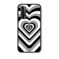 Thumbnail for Θήκη Huawei P Smart 2021 Black Hearts από τη Smartfits με σχέδιο στο πίσω μέρος και μαύρο περίβλημα | Huawei P Smart 2021 Black Hearts case with colorful back and black bezels