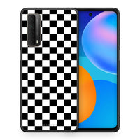 Thumbnail for Θήκη Huawei P Smart 2021 Squares Geometric από τη Smartfits με σχέδιο στο πίσω μέρος και μαύρο περίβλημα | Huawei P Smart 2021 Squares Geometric case with colorful back and black bezels