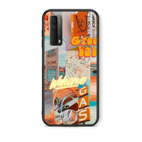 Thumbnail for Θήκη Αγίου Βαλεντίνου Huawei P Smart 2021 Groovy Babe από τη Smartfits με σχέδιο στο πίσω μέρος και μαύρο περίβλημα | Huawei P Smart 2021 Groovy Babe case with colorful back and black bezels