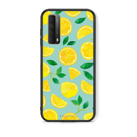 Thumbnail for Θήκη Huawei P Smart 2021 Lemons από τη Smartfits με σχέδιο στο πίσω μέρος και μαύρο περίβλημα | Huawei P Smart 2021 Lemons case with colorful back and black bezels