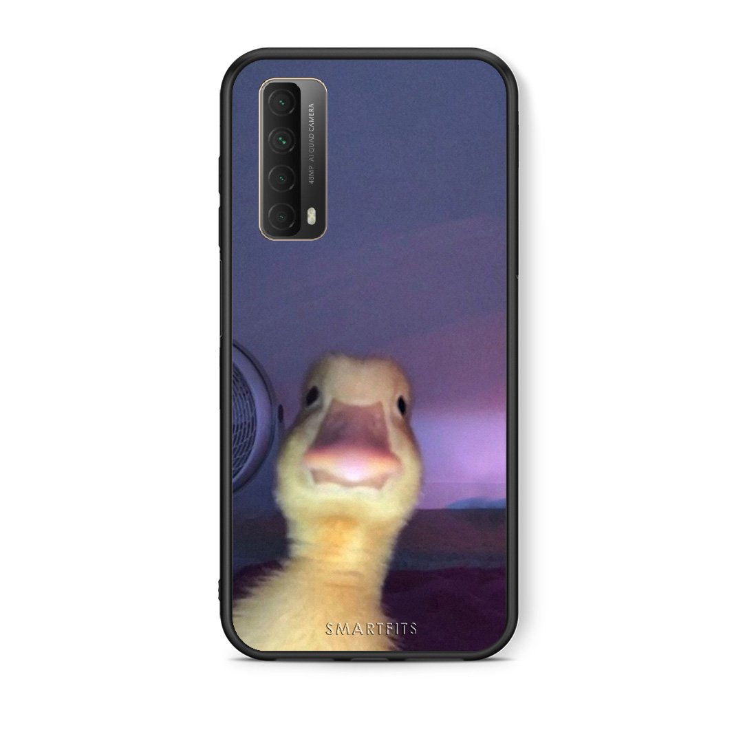 Θήκη Huawei P Smart 2021 Meme Duck από τη Smartfits με σχέδιο στο πίσω μέρος και μαύρο περίβλημα | Huawei P Smart 2021 Meme Duck case with colorful back and black bezels
