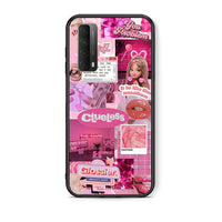 Thumbnail for Θήκη Αγίου Βαλεντίνου Huawei P Smart 2021 Pink Love από τη Smartfits με σχέδιο στο πίσω μέρος και μαύρο περίβλημα | Huawei P Smart 2021 Pink Love case with colorful back and black bezels
