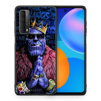 Thumbnail for Θήκη Huawei P Smart 2021 Thanos PopArt από τη Smartfits με σχέδιο στο πίσω μέρος και μαύρο περίβλημα | Huawei P Smart 2021 Thanos PopArt case with colorful back and black bezels