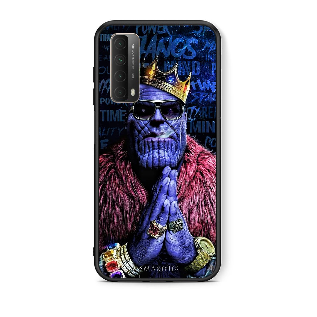 Θήκη Huawei P Smart 2021 Thanos PopArt από τη Smartfits με σχέδιο στο πίσω μέρος και μαύρο περίβλημα | Huawei P Smart 2021 Thanos PopArt case with colorful back and black bezels