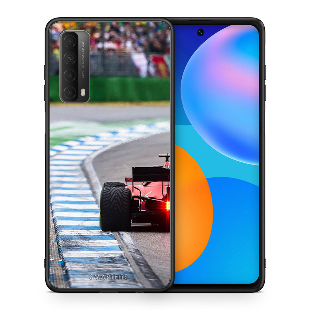 Θήκη Huawei P Smart 2021 Racing Vibes από τη Smartfits με σχέδιο στο πίσω μέρος και μαύρο περίβλημα | Huawei P Smart 2021 Racing Vibes case with colorful back and black bezels