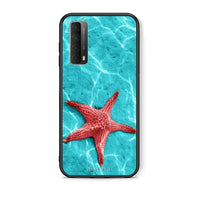 Thumbnail for Θήκη Huawei P Smart 2021 Red Starfish από τη Smartfits με σχέδιο στο πίσω μέρος και μαύρο περίβλημα | Huawei P Smart 2021 Red Starfish case with colorful back and black bezels