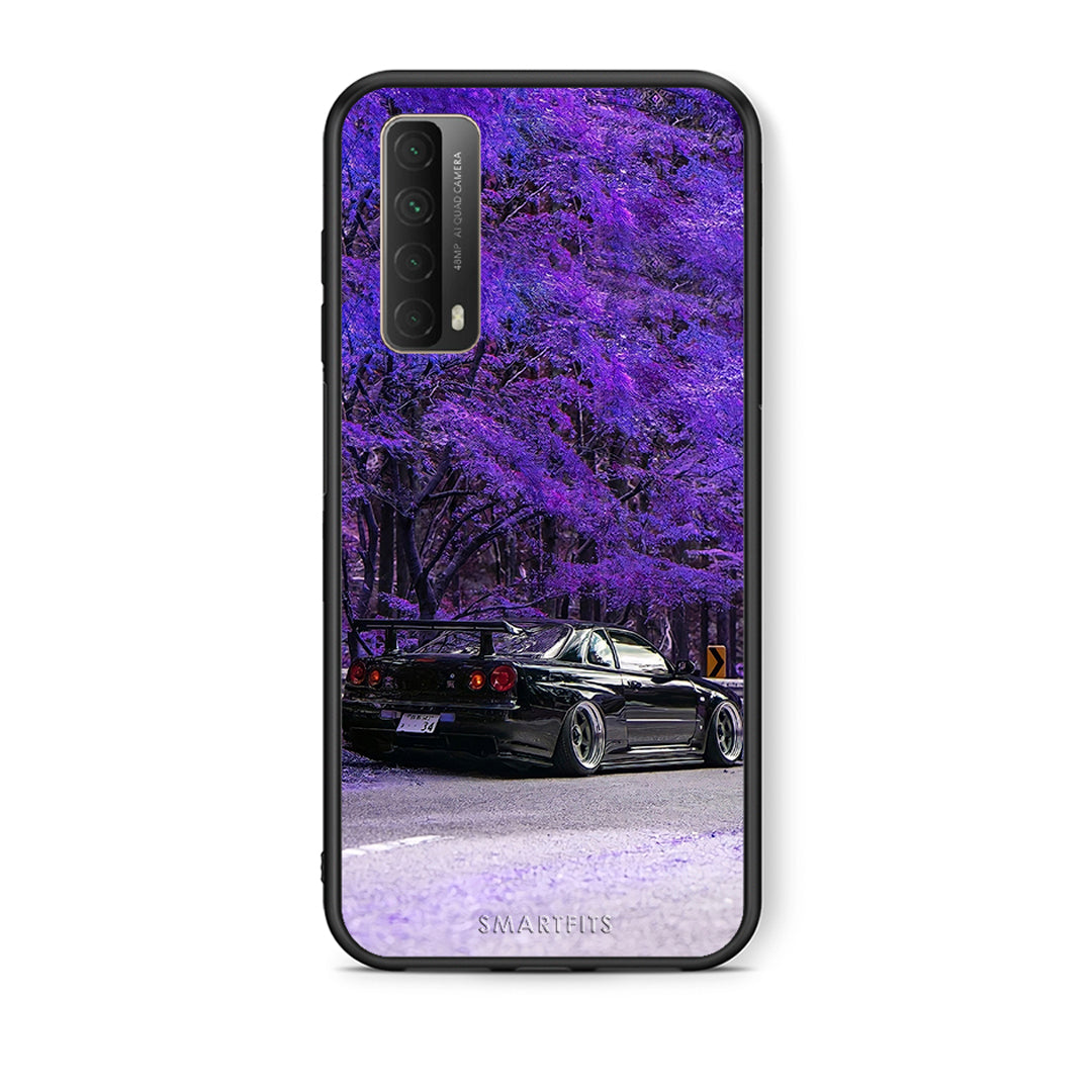 Θήκη Αγίου Βαλεντίνου Huawei P Smart 2021 Super Car από τη Smartfits με σχέδιο στο πίσω μέρος και μαύρο περίβλημα | Huawei P Smart 2021 Super Car case with colorful back and black bezels