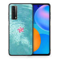 Thumbnail for Θήκη Huawei P Smart 2021 Water Flower από τη Smartfits με σχέδιο στο πίσω μέρος και μαύρο περίβλημα | Huawei P Smart 2021 Water Flower case with colorful back and black bezels