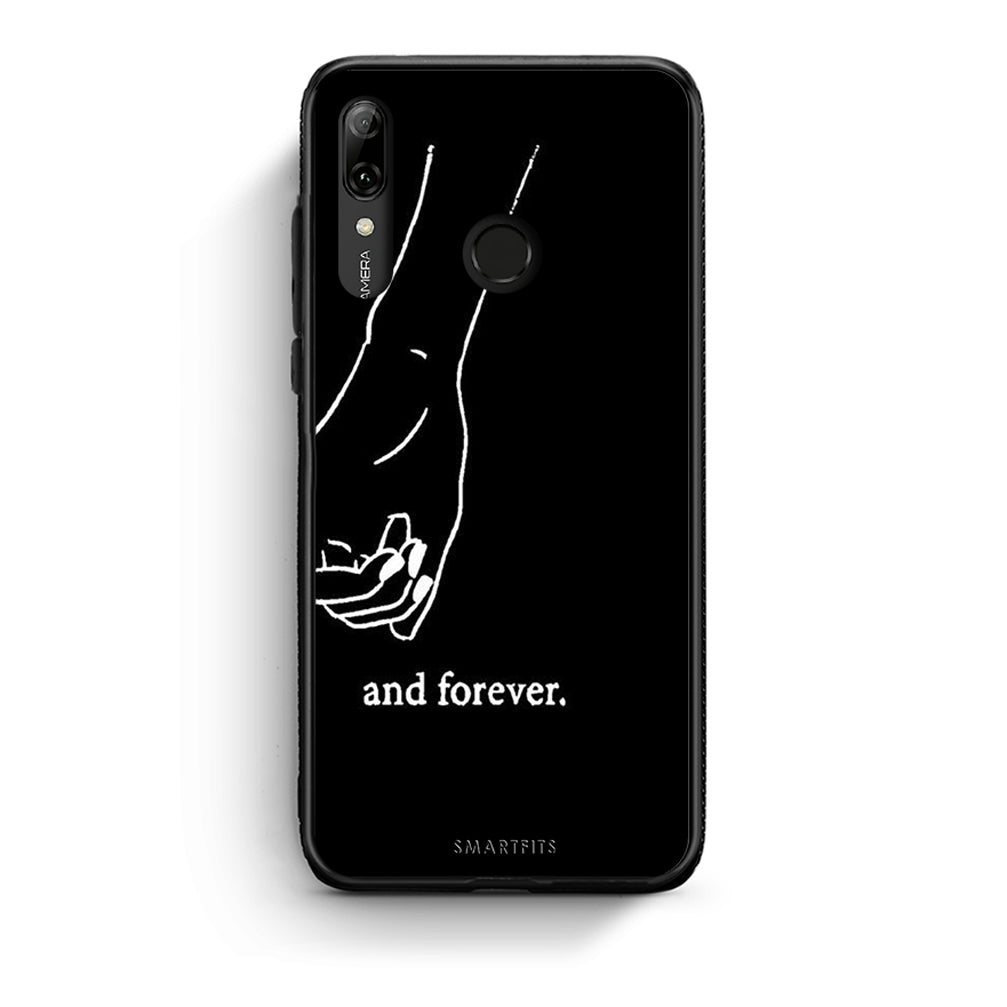 Huawei P Smart 2019 Always & Forever 2 Θήκη Αγίου Βαλεντίνου από τη Smartfits με σχέδιο στο πίσω μέρος και μαύρο περίβλημα | Smartphone case with colorful back and black bezels by Smartfits