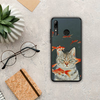 Thumbnail for Cat Goldfish - Huawei P Smart 2019 / P Smart+ / Nova 3i Case