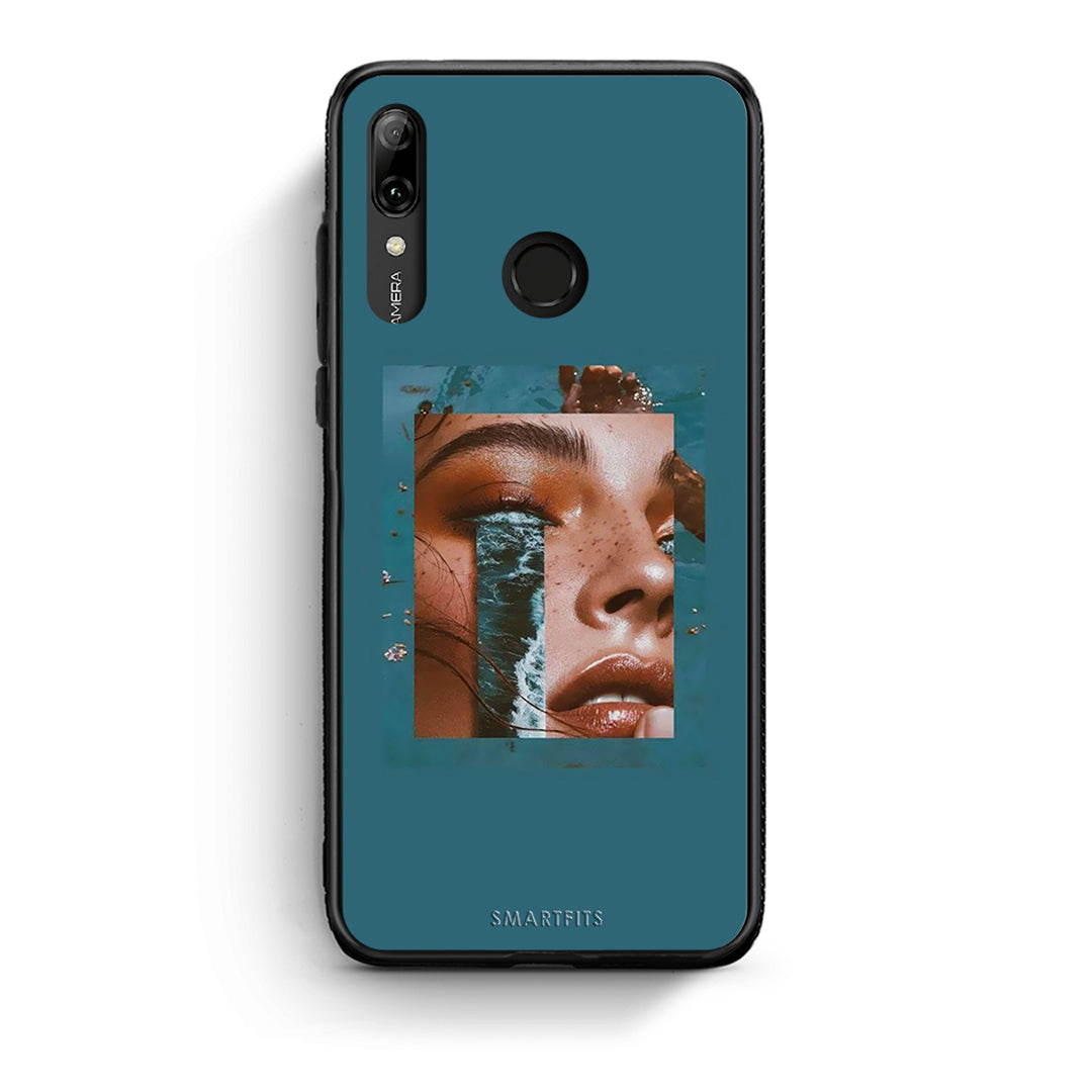 Huawei P Smart 2019 Cry An Ocean θήκη από τη Smartfits με σχέδιο στο πίσω μέρος και μαύρο περίβλημα | Smartphone case with colorful back and black bezels by Smartfits
