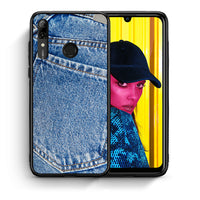 Thumbnail for Θήκη Huawei P Smart 2019 Jeans Pocket από τη Smartfits με σχέδιο στο πίσω μέρος και μαύρο περίβλημα | Huawei P Smart 2019 Jeans Pocket case with colorful back and black bezels