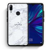 Thumbnail for Θήκη Huawei P Smart 2019 Queen Marble από τη Smartfits με σχέδιο στο πίσω μέρος και μαύρο περίβλημα | Huawei P Smart 2019 Queen Marble case with colorful back and black bezels