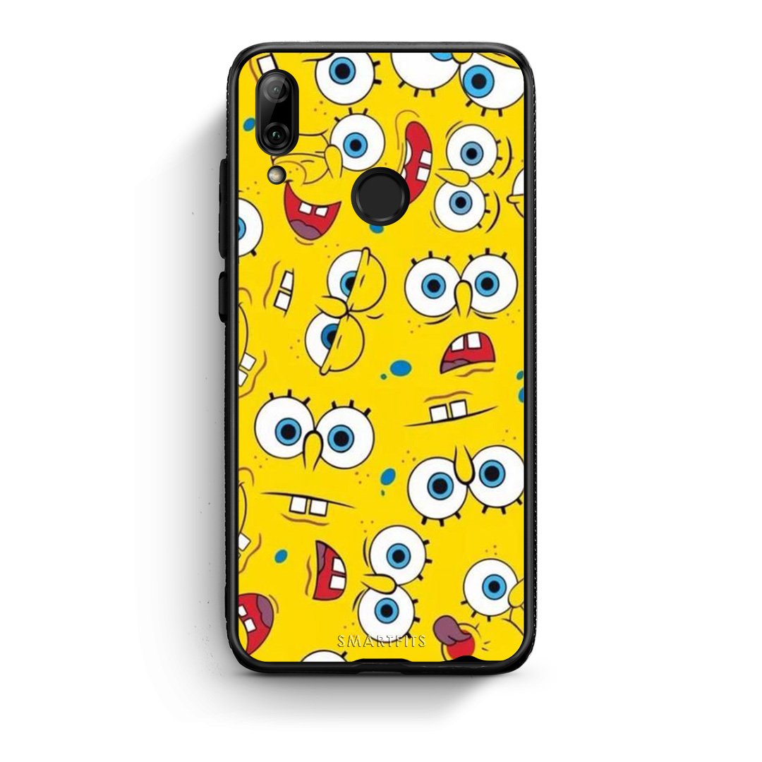 4 - Huawei P Smart 2019 Sponge PopArt case, cover, bumper