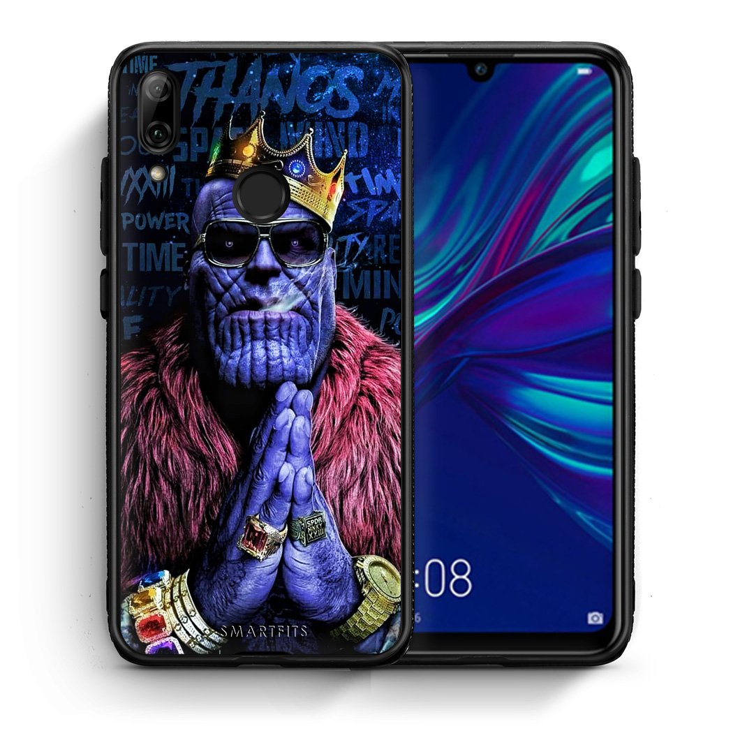 Θήκη Huawei P Smart 2019 Thanos PopArt από τη Smartfits με σχέδιο στο πίσω μέρος και μαύρο περίβλημα | Huawei P Smart 2019 Thanos PopArt case with colorful back and black bezels