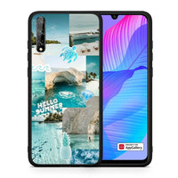 Thumbnail for Θήκη Huawei P Smart S Aesthetic Summer από τη Smartfits με σχέδιο στο πίσω μέρος και μαύρο περίβλημα | Huawei P Smart S Aesthetic Summer case with colorful back and black bezels