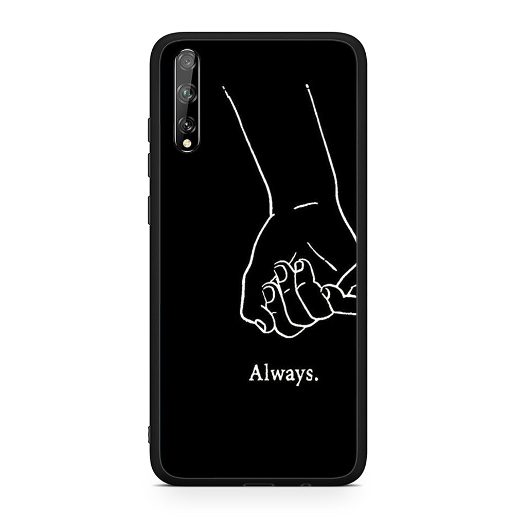 Huawei P Smart S Always & Forever 1 Θήκη Αγίου Βαλεντίνου από τη Smartfits με σχέδιο στο πίσω μέρος και μαύρο περίβλημα | Smartphone case with colorful back and black bezels by Smartfits
