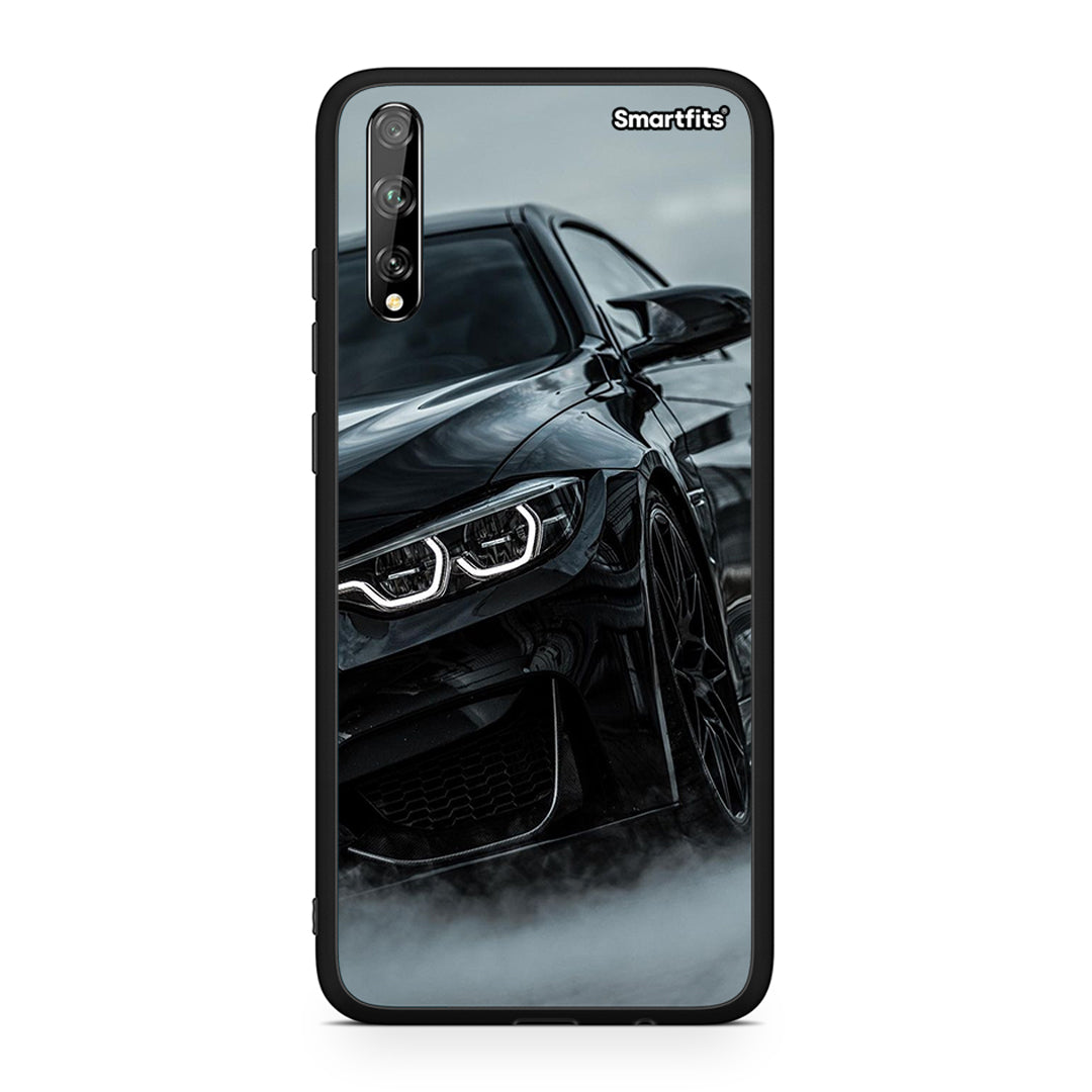 Huawei P Smart S Black BMW θήκη από τη Smartfits με σχέδιο στο πίσω μέρος και μαύρο περίβλημα | Smartphone case with colorful back and black bezels by Smartfits