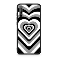 Thumbnail for Huawei P Smart S Black Hearts θήκη από τη Smartfits με σχέδιο στο πίσω μέρος και μαύρο περίβλημα | Smartphone case with colorful back and black bezels by Smartfits
