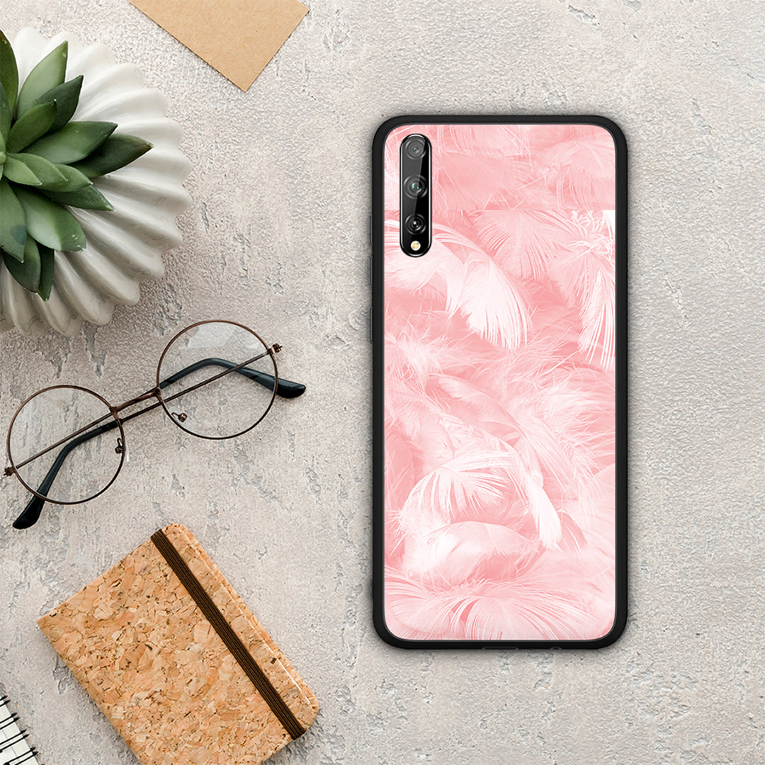 Boho Pink Feather - Huawei P Smart S Case