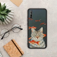 Thumbnail for Cat Goldfish - Huawei P Smart S case