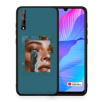 Thumbnail for Θήκη Huawei P Smart S Cry An Ocean από τη Smartfits με σχέδιο στο πίσω μέρος και μαύρο περίβλημα | Huawei P Smart S Cry An Ocean case with colorful back and black bezels