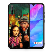 Thumbnail for Θήκη Huawei P Smart S Funny Art από τη Smartfits με σχέδιο στο πίσω μέρος και μαύρο περίβλημα | Huawei P Smart S Funny Art case with colorful back and black bezels