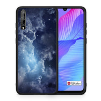 Thumbnail for Θήκη Huawei P Smart S Blue Sky Galaxy από τη Smartfits με σχέδιο στο πίσω μέρος και μαύρο περίβλημα | Huawei P Smart S Blue Sky Galaxy case with colorful back and black bezels