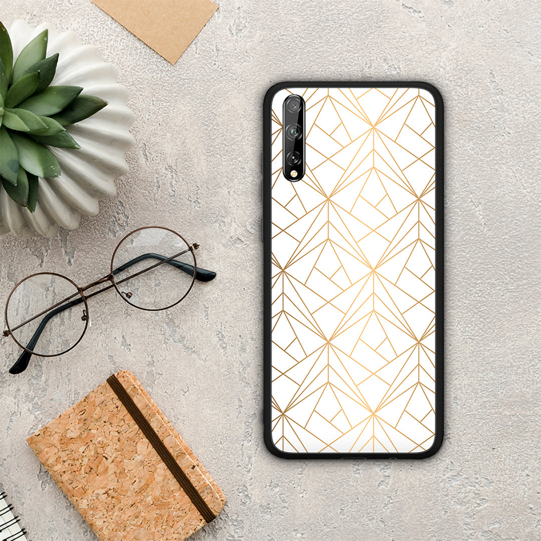 Geometric Luxury White - Huawei P Smart S case