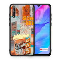 Thumbnail for Θήκη Αγίου Βαλεντίνου Huawei P Smart S Groovy Babe από τη Smartfits με σχέδιο στο πίσω μέρος και μαύρο περίβλημα | Huawei P Smart S Groovy Babe case with colorful back and black bezels