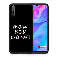 Thumbnail for Θήκη Huawei P Smart S How You Doin από τη Smartfits με σχέδιο στο πίσω μέρος και μαύρο περίβλημα | Huawei P Smart S How You Doin case with colorful back and black bezels