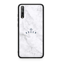 Thumbnail for Huawei P Smart S Queen Marble θήκη από τη Smartfits με σχέδιο στο πίσω μέρος και μαύρο περίβλημα | Smartphone case with colorful back and black bezels by Smartfits