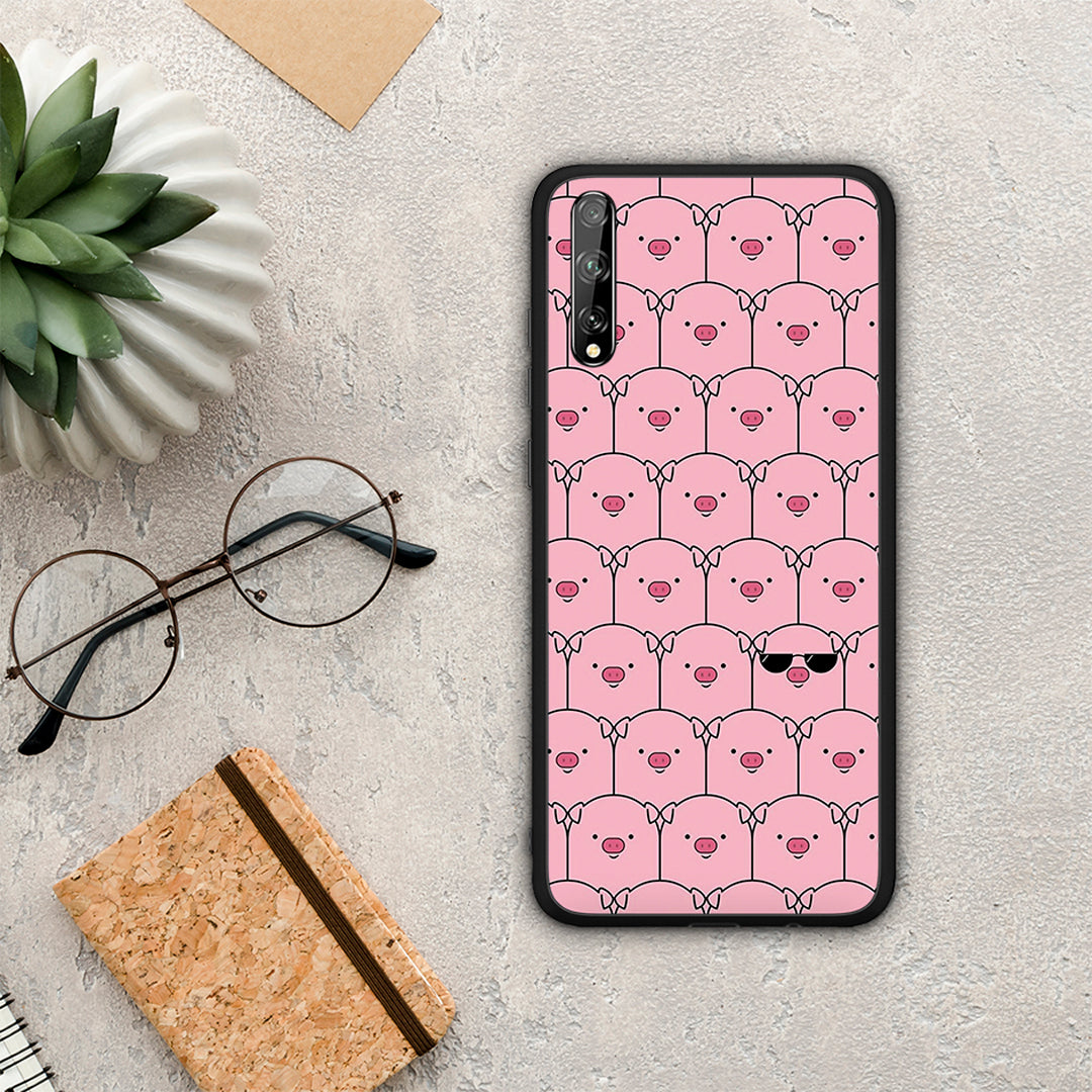 Pig Glasses - Huawei P Smart S case