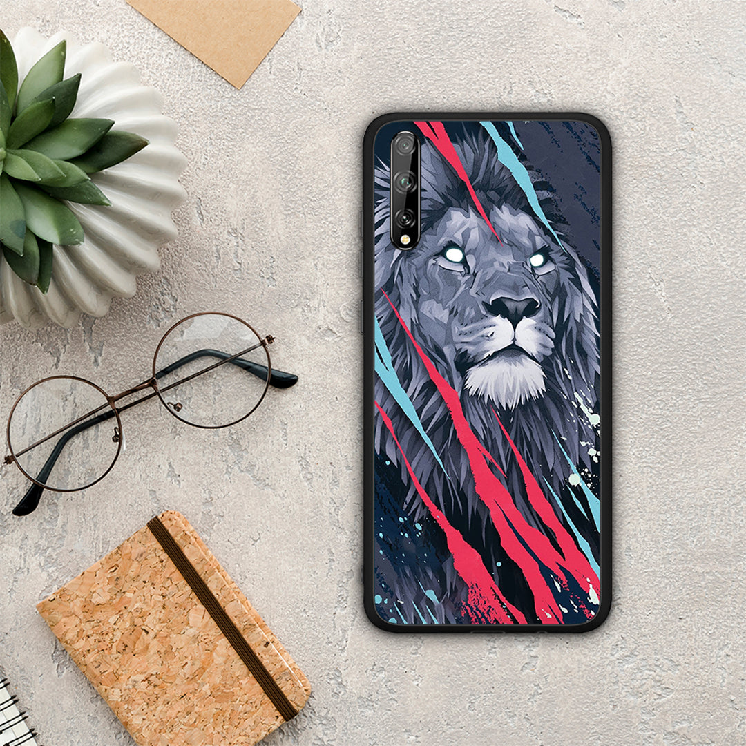 Popart Lion Designer - Huawei P Smart S Case