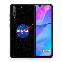 Thumbnail for Θήκη Huawei P Smart S NASA PopArt από τη Smartfits με σχέδιο στο πίσω μέρος και μαύρο περίβλημα | Huawei P Smart S NASA PopArt case with colorful back and black bezels