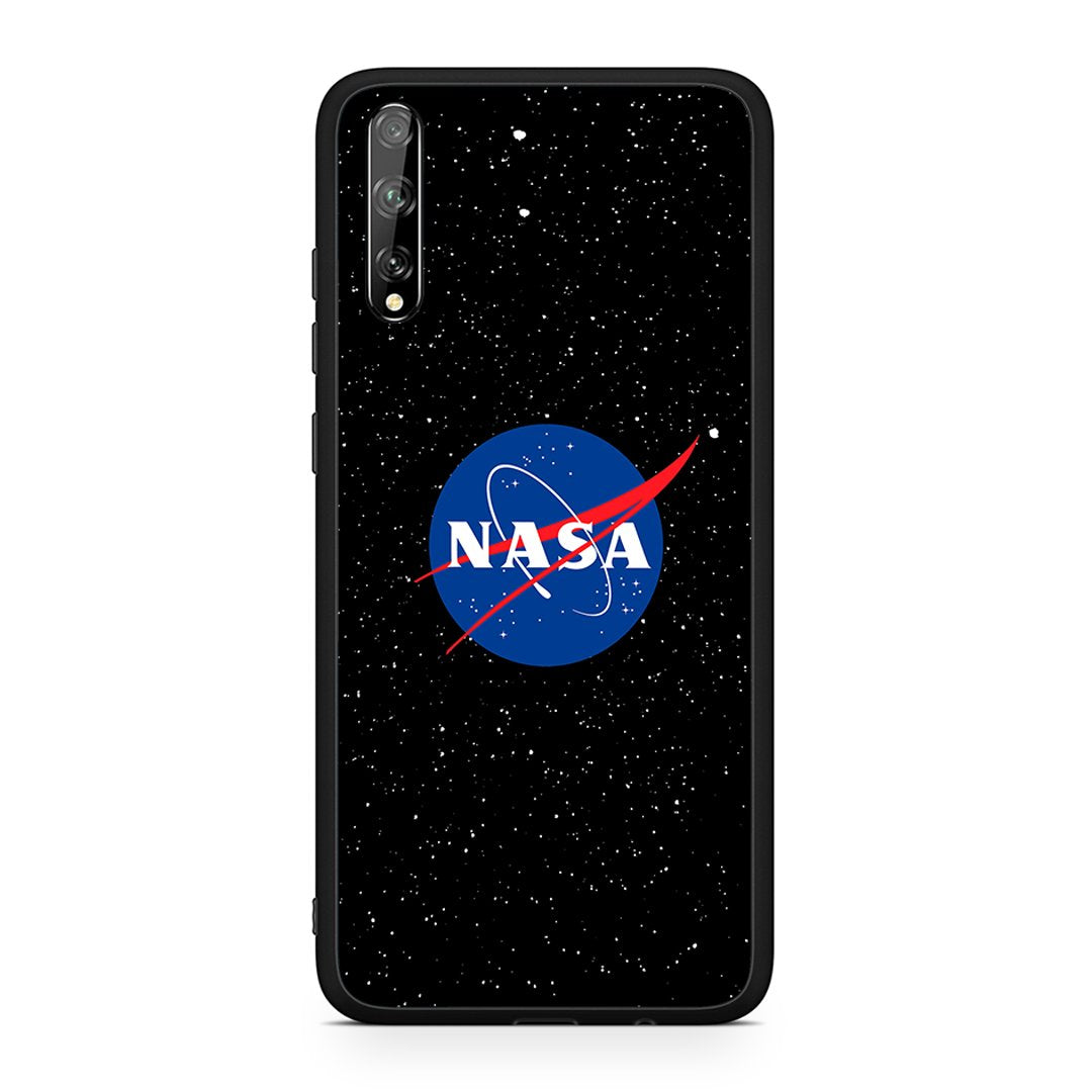 Huawei P Smart S NASA PopArt θήκη από τη Smartfits με σχέδιο στο πίσω μέρος και μαύρο περίβλημα | Smartphone case with colorful back and black bezels by Smartfits