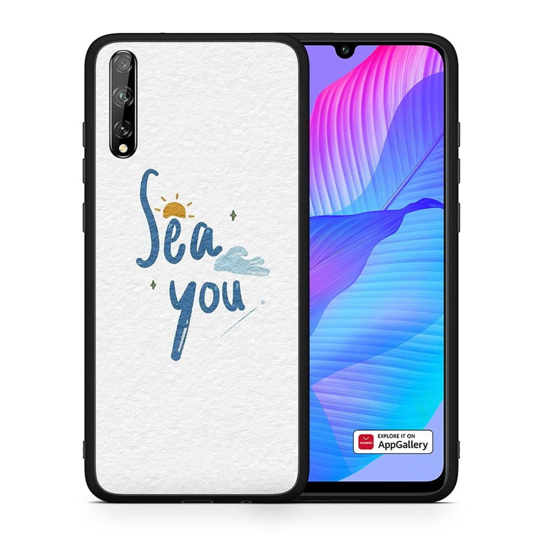 Θήκη Huawei P Smart S Sea You από τη Smartfits με σχέδιο στο πίσω μέρος και μαύρο περίβλημα | Huawei P Smart S Sea You case with colorful back and black bezels