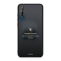 Thumbnail for Huawei P Smart S Sensitive Content θήκη από τη Smartfits με σχέδιο στο πίσω μέρος και μαύρο περίβλημα | Smartphone case with colorful back and black bezels by Smartfits